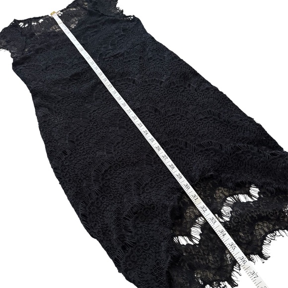 Intimately Free People Peekaboo Lace Hi-Low Dress | Black | S - Picture 11 of 13